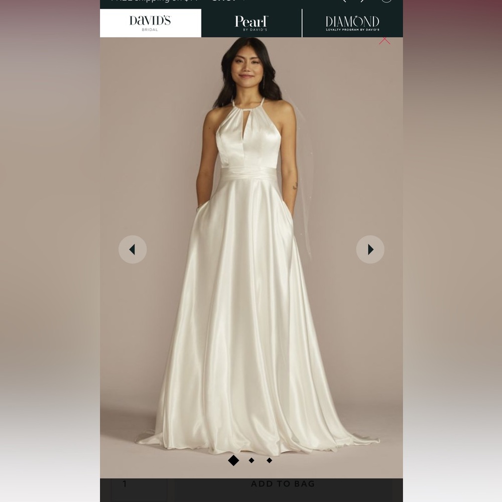 Worn once for a rehearsal dinner.  Size 22w. Beautiful dress
